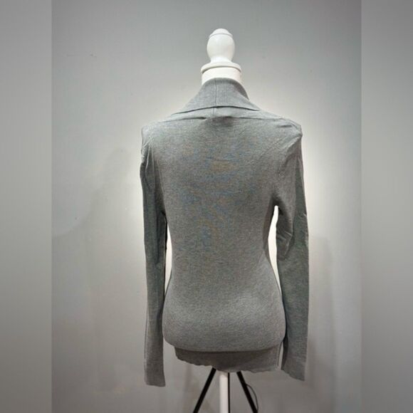 CLEARANCE! Gray WHBM Foldover Cowl Neck Sweater Size XS EUC - Picture 2 of 5